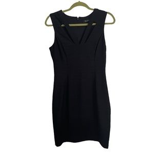 Beautiful Black Dress with Slit on Chest